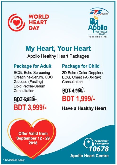 Apollo Hospital static ad: Print ad for Apollo Hospital, 2018.