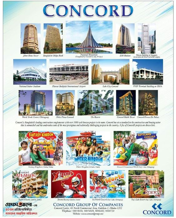 Concord Group of Companies print ad: Print ad for Concord Group of Companies, 2018.