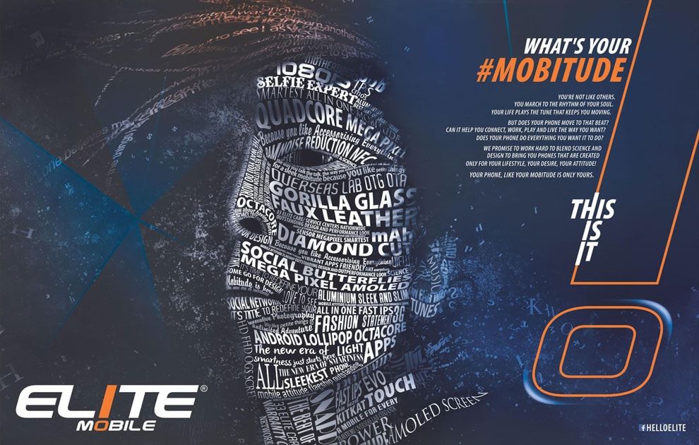 Elite Mobile static ad: Print ad for Elite Mobile, 2015.