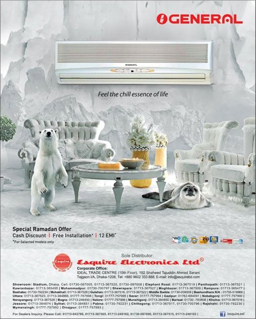 General AC print ad: Print ad for General AC, 2015.