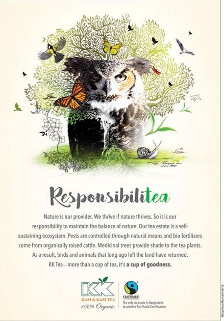 Kazi & Kazi Tea static ad: Print ad for Kazi, 2016.