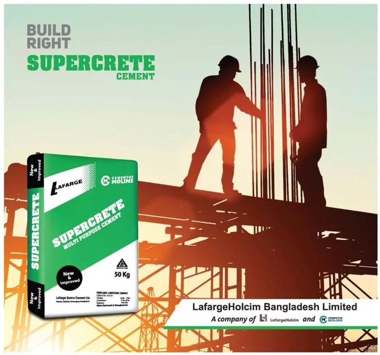 Supercrete static ad: Print ad for Supercrete, 2017.
