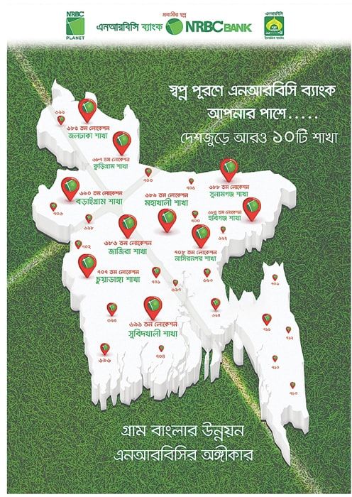 NRBC Bank print ad: Print ad for NRBC Bank Limited, 2021.