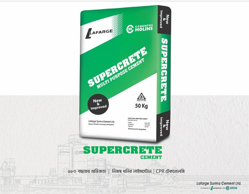 Supercrete Cement static ad: Print ad for Supercrete Cement, 2015.
