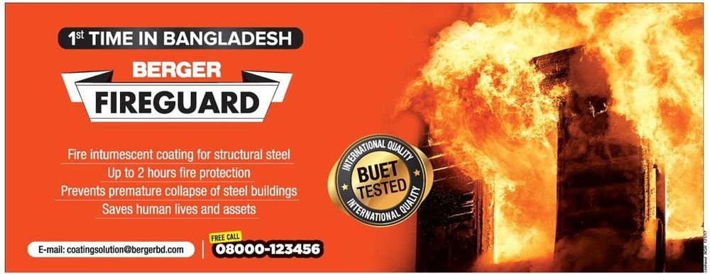Berger Fireguard print ad: Print ad for Berger Fireguard, 2017.