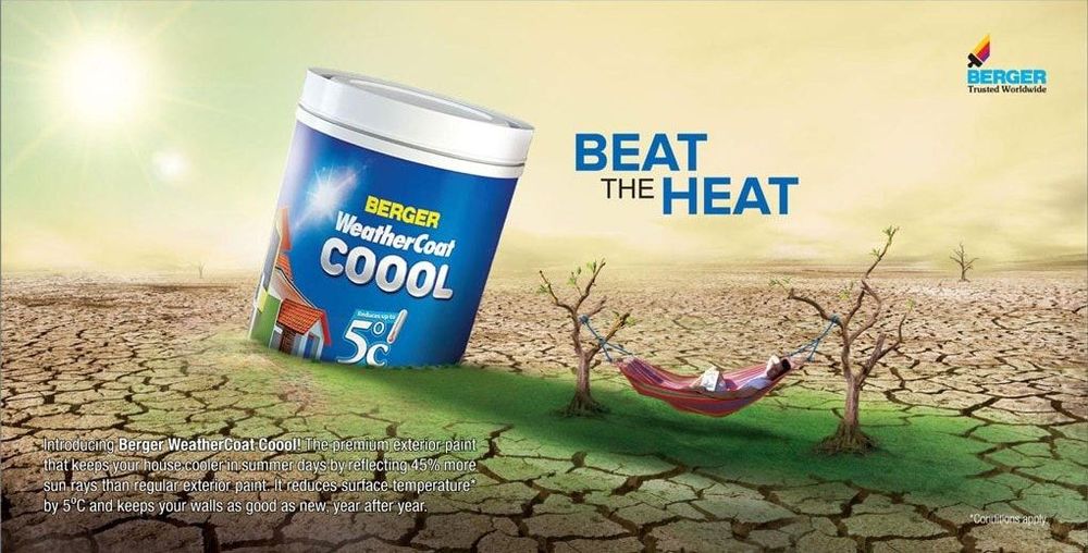 Berger Weather Coat Cool print ad: Print ad for Berger Weather Coat Cool, 2017.