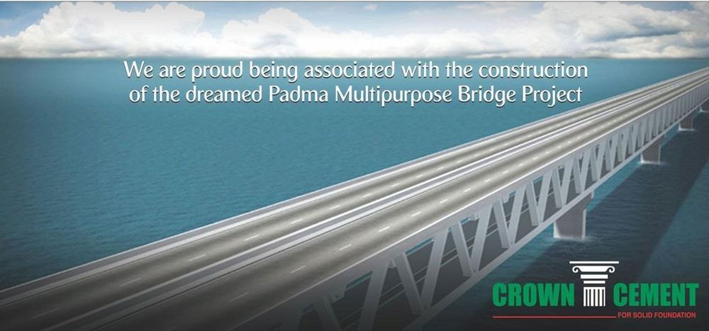 Crown Cement static ad: Print ad for Crown Cement, 2015.