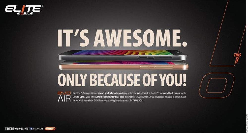 Elite Mobile static ad: Print ad for Elite Mobile, 2015.