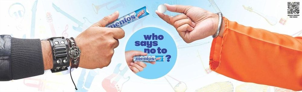 Mentos static ad: Mentos Press Ad, February 2017