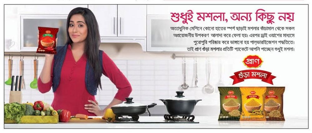 PRAN Spices static ad: Print ad for PRAN Spices, 2018.