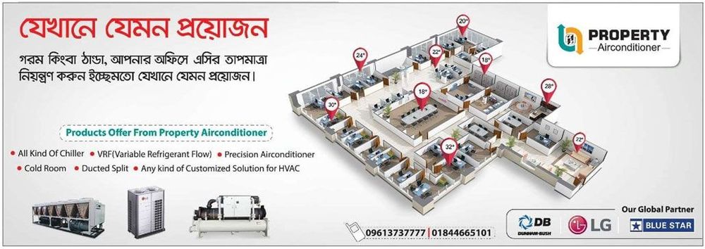 Property Air conditioner static ad: Print ad for Property Air conditioner, 2018.