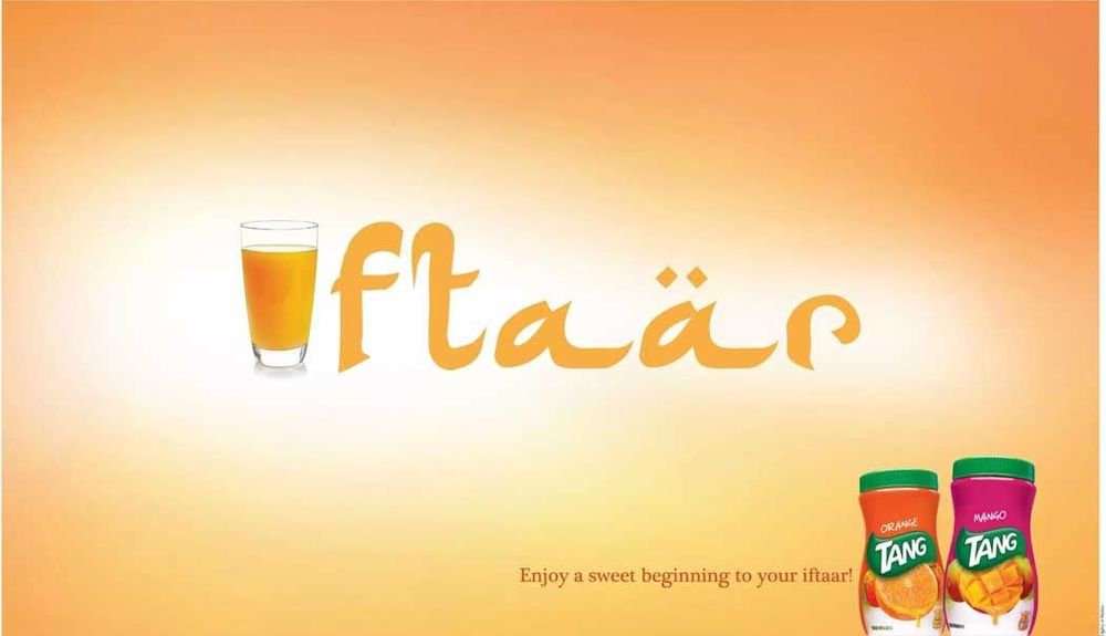 Tang print ad: Print ad for Tang, 2016.