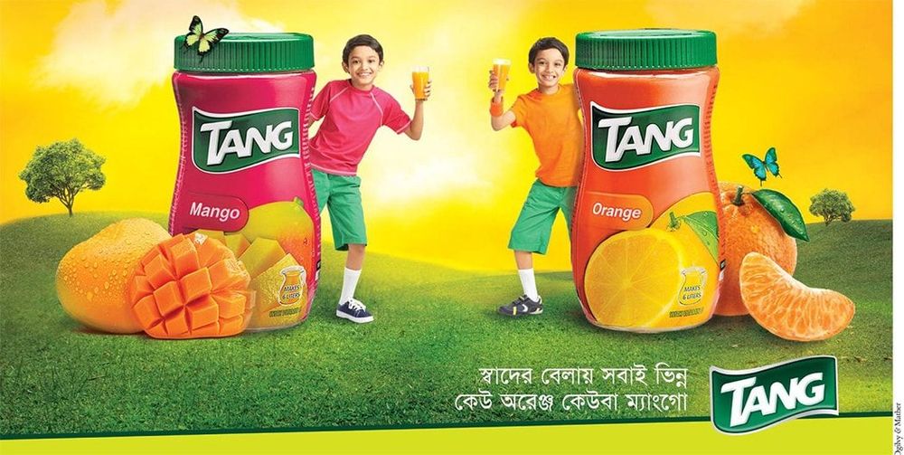 Tang static ad: Print ad for Tang, 2015.