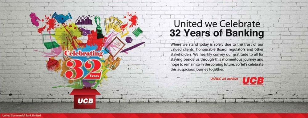 United Commercial Bank static ad: Print ad for United Commercial Bank Ltd, 2015.