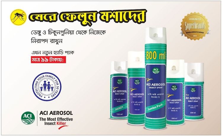 ACI Aerosol static ad: Print ad for Aerosol, 2018.