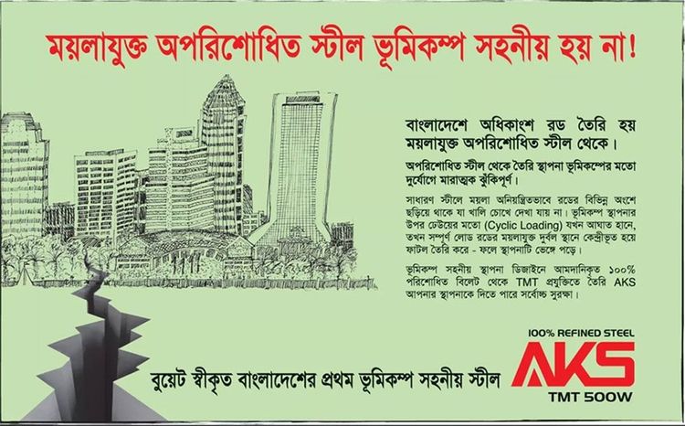 AKS print ad: Print ad for AKS, 2015.