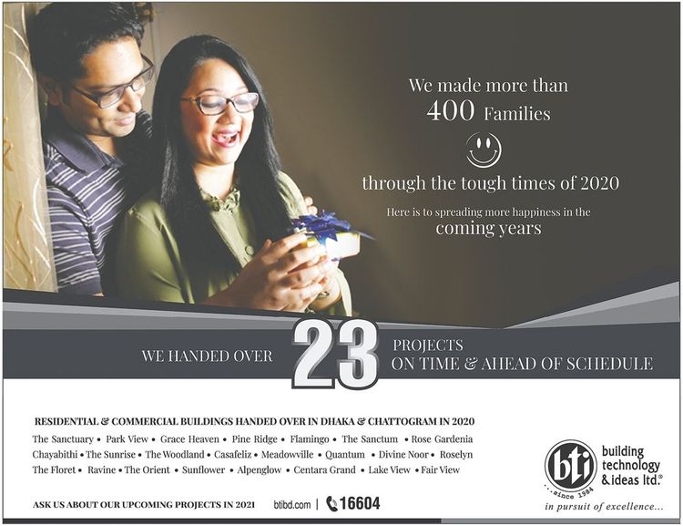 BTI print ad: Print ad for BTI, 2021.