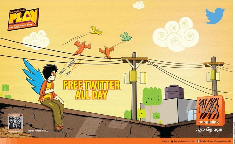 Banglalink print ad: Print ad for Banglalink, 2015.