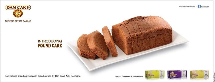 Dan Cake print ad: Dan Cake - Pound Cake Press Ad | August 2016
