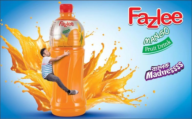 Fazlee Mango Fruit Drink static ad: Fazlee Mango Fruit Drink Press Ad