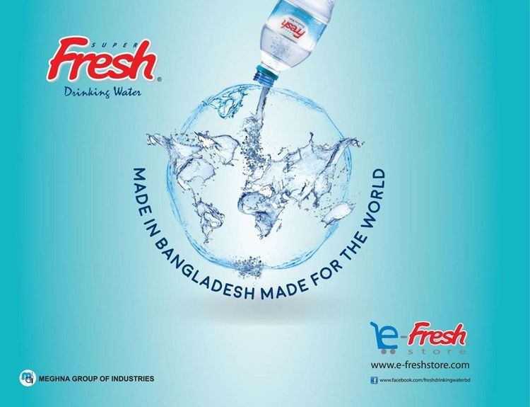 Fresh Drinking Water print ad: Print ad for Fresh Drinking Water, 2017.