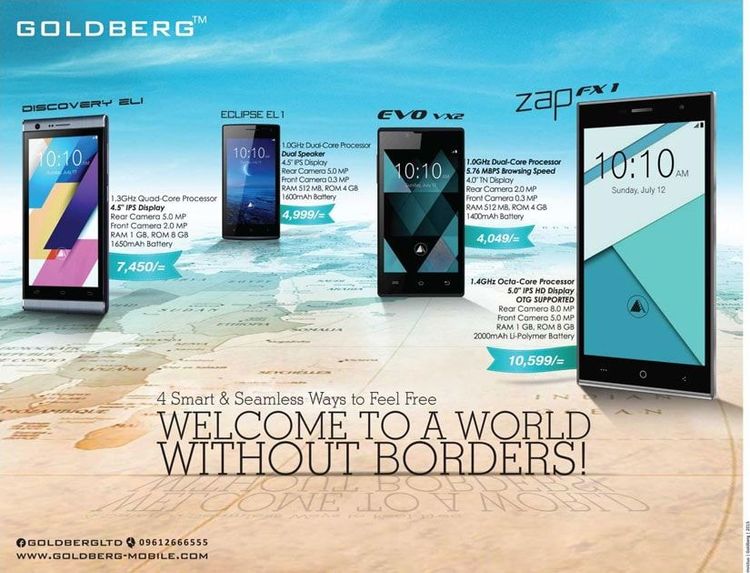 Goldberg print ad: Print ad for Goldberg, 2015.