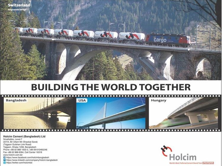 Holcim static ad: Print ad for Holcim, 2015.