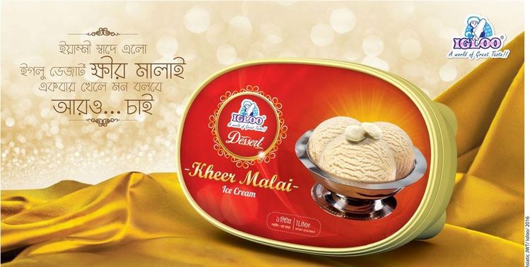 Igloo print ad: Igloo Kheer Malai Ice Cream