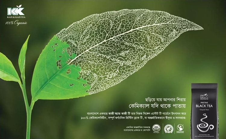 Kazi & Kazi Tea print ad: Kazi & Kazi Black Tea Press Ad.