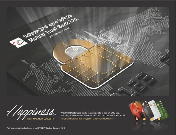 Mutual Trust Bank print ad: Print ad for Mutual Trust Bank, 2016.