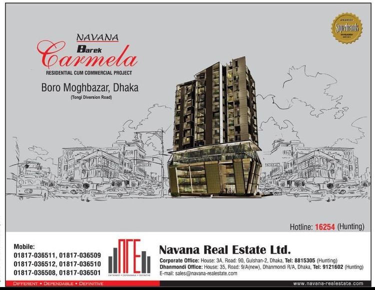 Navana Real Estate print ad: Print ad for Navana Real Estate Ltd, 2014.