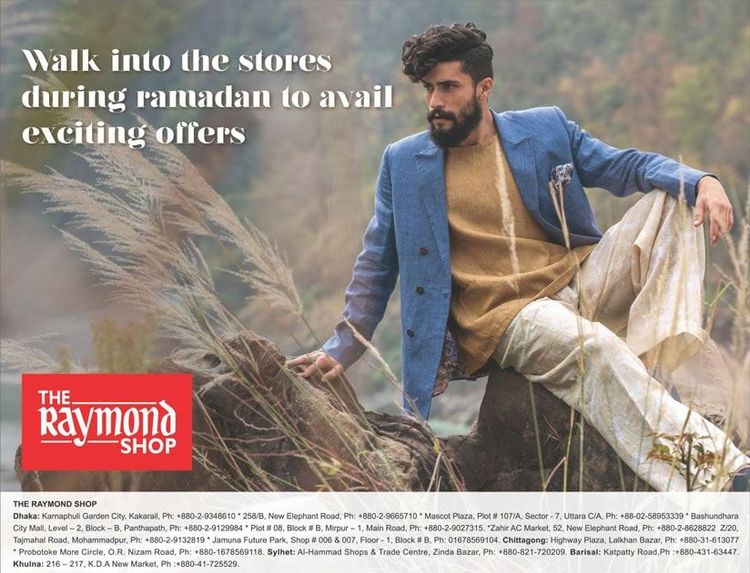 Raymond print ad: Print ad for Raymond, 2015.