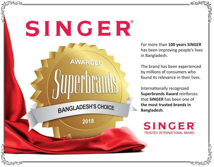 Singer print ad: Print ad for Singer, 2018.