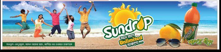 Sundrop Mango Fruit Juce print ad: Print ad for Sundrop Mango Fruit Juce, 2014.