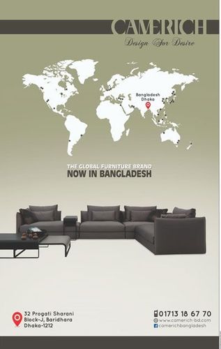 Camerich print ad: Camerich Bangladesh Press Ad | August 2016