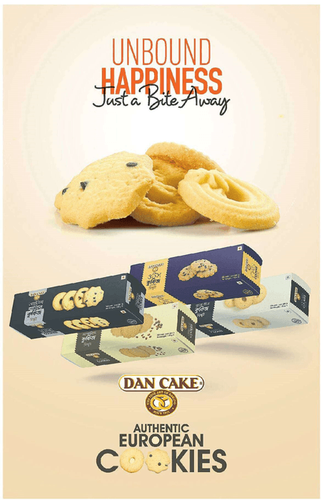 Dan Cake Authentic European Cookies print ad: Print ad for Dan Cake Authentic European Cookies, 2022.