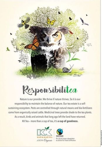 Kazi & Kazi Tea print ad: Print ad for Kazi, 2016.