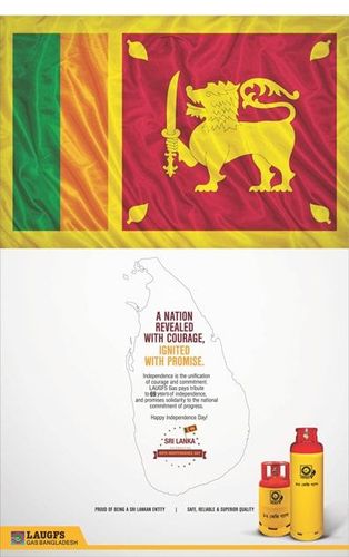 Laugfs Gas print ad: Print ad for Laugfs Gas, 2017.