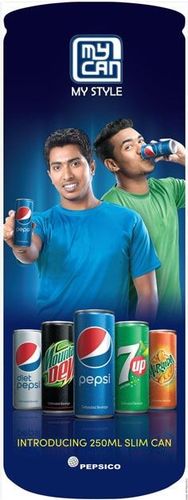 Pepsi 250 ML Slim Can print ad: Print ad for Pepsi 250 ML Slim Can, 2015.