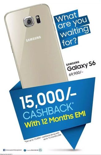 Samsung print ad: Print ad for Samsung Galaxy S6, 2015.
