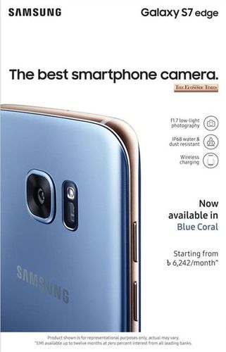 Samsung print ad: Print ad for Samsung, 2017.