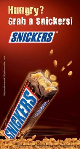 Snickers print ad: Print ad for Snickers, 2015.